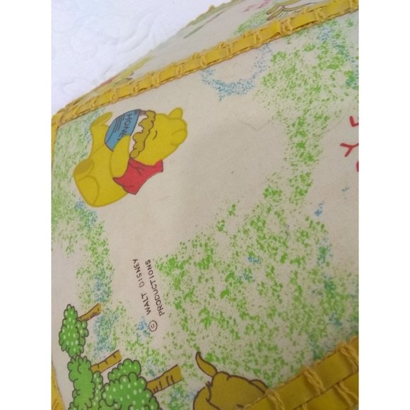VTG Winnie The Pooh 18" (Across) Ceiling/ lamp shade walt disney prod. READ - Picture 3 of 12